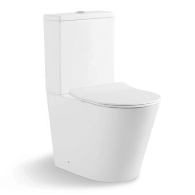 INODORO COMPLETO HAUSAR BURDEOS MATTE WHITE NEW-TECH