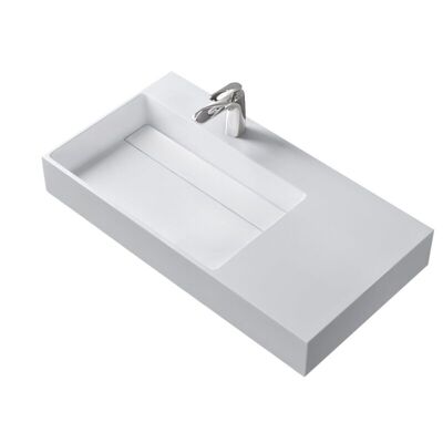 BACHA MINERAL CUARZO HAUSAR CLSM 12-900 L MATTE WHITE