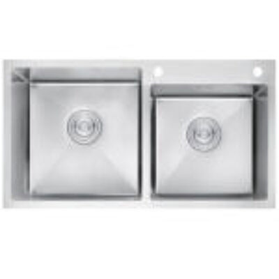 BACHA DE COCINA ACERO AISI304 HAUSAR HM-D7843