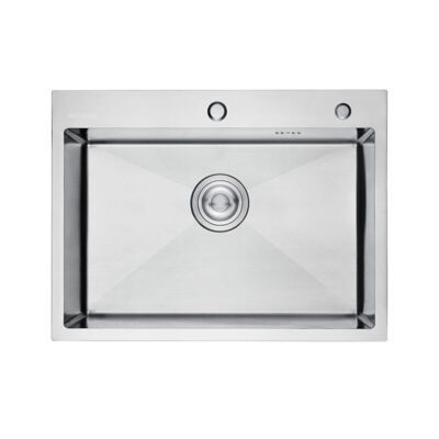 BACHA DE COCINA ACERO AISI304 HAUSAR HM-6045