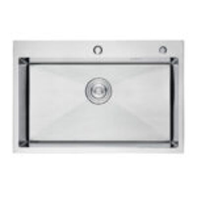 BACHA DE COCINA ACERO AISI304 HAUSAR HM-6845