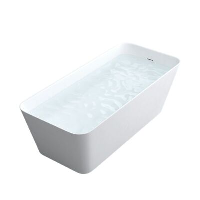 BAÑERA EXENTA MINERAL CUARZO HAUSAR VICENZA 901 MATTE WHITE