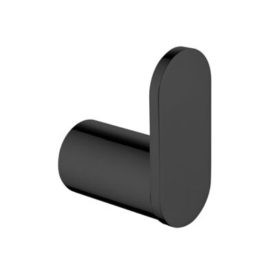 PERCHA PEQUEÑA DE BAÑO HAUSAR NEGRO MATE